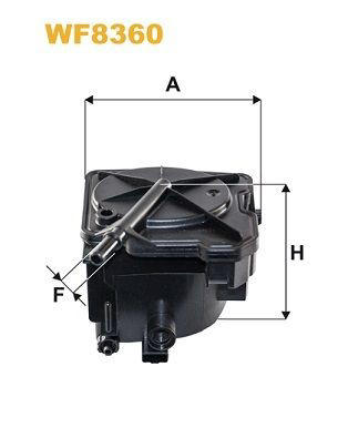 WF8360 WIX Filtr paliwa