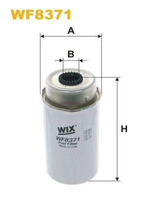 WF8371 WIX Filtr paliwa