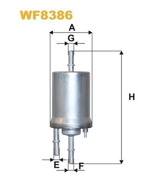 WF8386 WIX Filtr paliwa