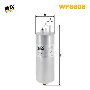 WF8608 WIX Filtr paliwa
