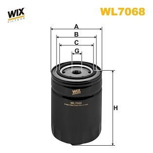 WL7068 WIX Filtr oleju