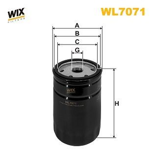 WL7071 WIX Filtr oleju