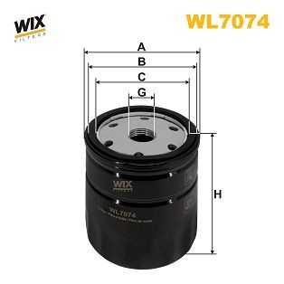 WL7074 WIX Filtr oleju