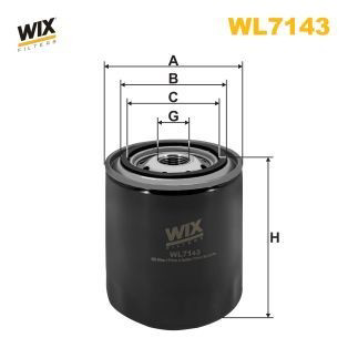 WL7143 WIX Filtr oleju
