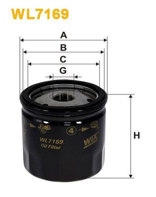 WL7169 WIX Filtr oleju