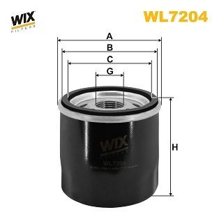 WL7204 WIX Filtr oleju