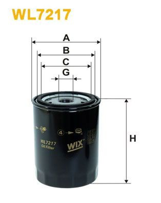 WL7217 WIX Filtr oleju