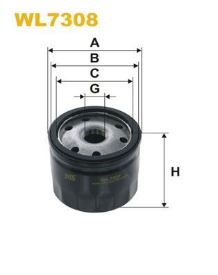 WL7308 WIX Filtr oleju