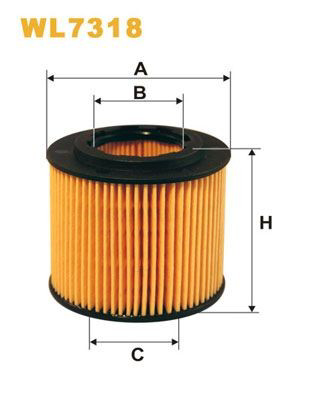 WL7318 WIX Filtr oleju