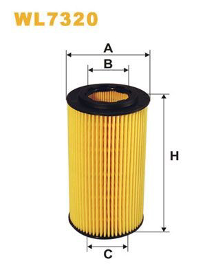 WL7320 WIX Filtr oleju