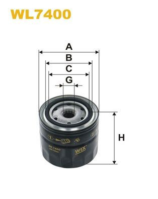 WL7400 WIX Filtr oleju