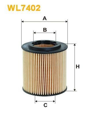 WL7402 WIX Filtr oleju
