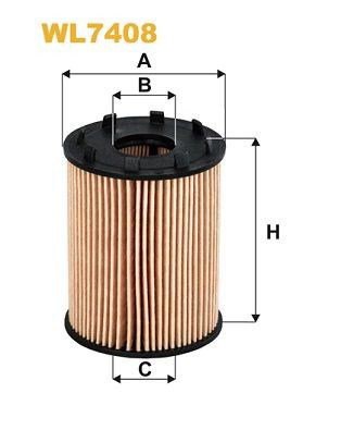 WL7408 WIX Filtr oleju