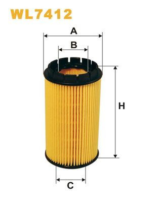 WL7412 WIX Filtr oleju