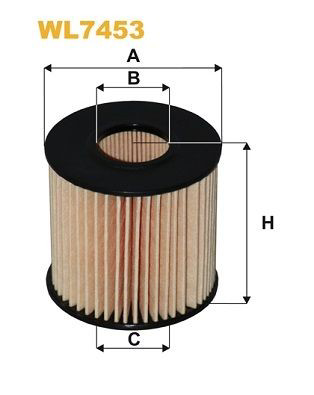 WL7453 WIX Filtr oleju