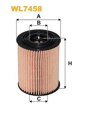 WL7458 WIX Filtr oleju