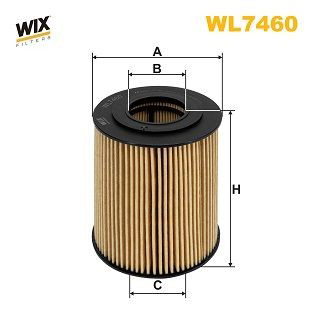 WL7460 WIX Filtr oleju