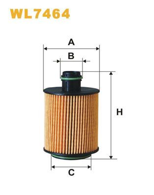 WL7464 WIX Filtr oleju