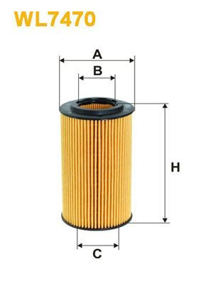 WL7470 WIX Filtr oleju