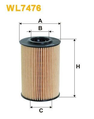 WL7476 WIX Filtr oleju