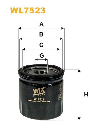 WL7523 WIX Filtr oleju
