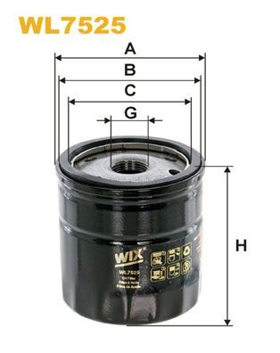 WL7525 WIX Filtr oleju