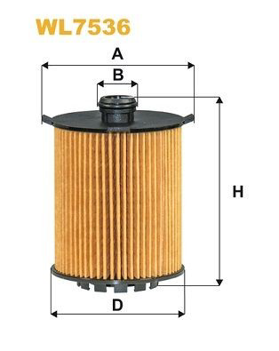WL7536 WIX Filtr oleju