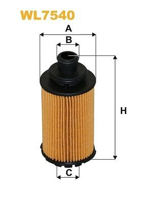 WL7540 WIX Filtr oleju