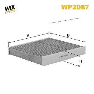 WP2087 WIX Filtr kabiny