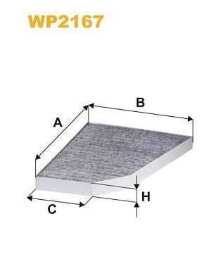WP2167 WIX Filtr kabiny