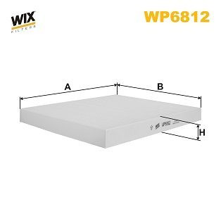 WP6812 WIX Filtr kabiny