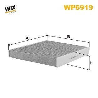 WP6919 WIX Filtr kabiny