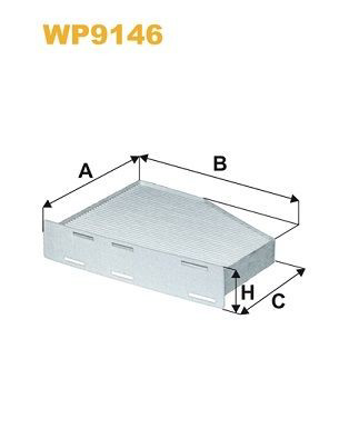 WP9146 WIX Filtr kabiny