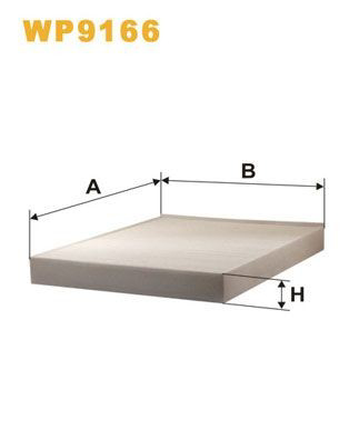 WP9166 WIX Filtr kabiny