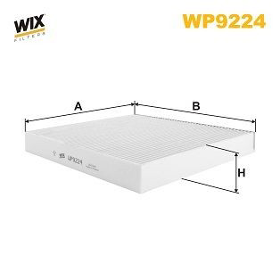 WP9224 WIX Filtr kabiny