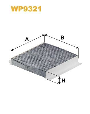WP9321 WIX Filtr kabiny