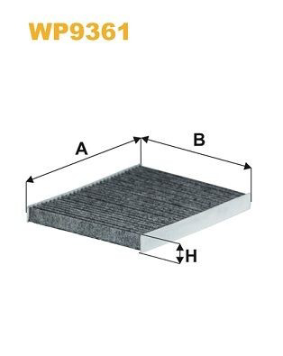 WP9361 WIX Filtr kabiny