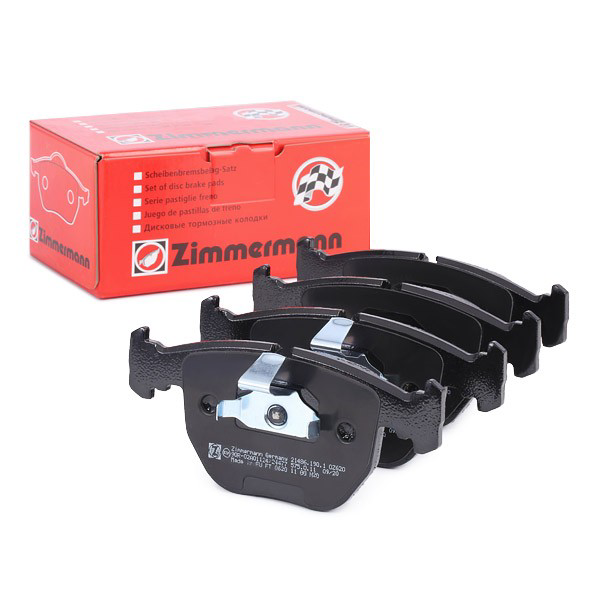 Klocki hamulcowe przednie tarczowe 214861901 Zimmermann