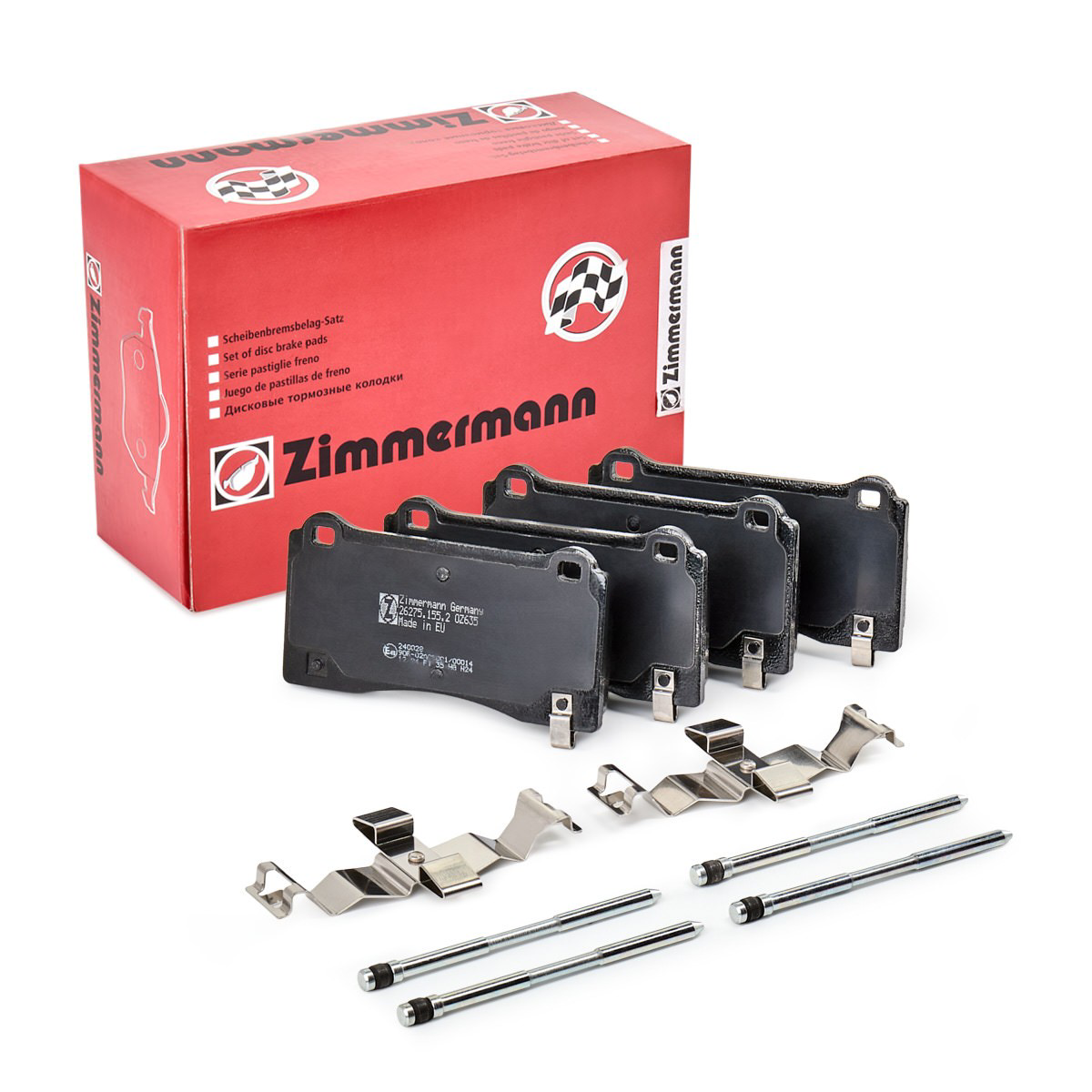 Klocki hamulcowe przednie tarczowe Zimmermann 262751552 cena, od 38,58 USD