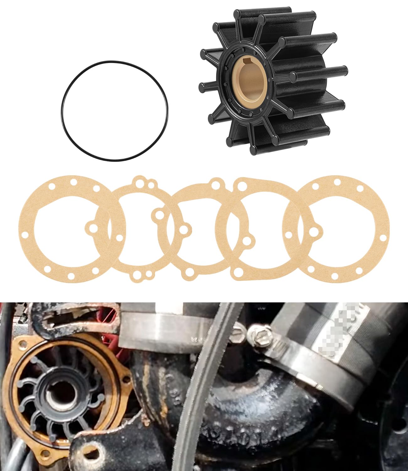  Zestaw naprawczy zacisku hamulcowego tylnego Nissan Almera 1