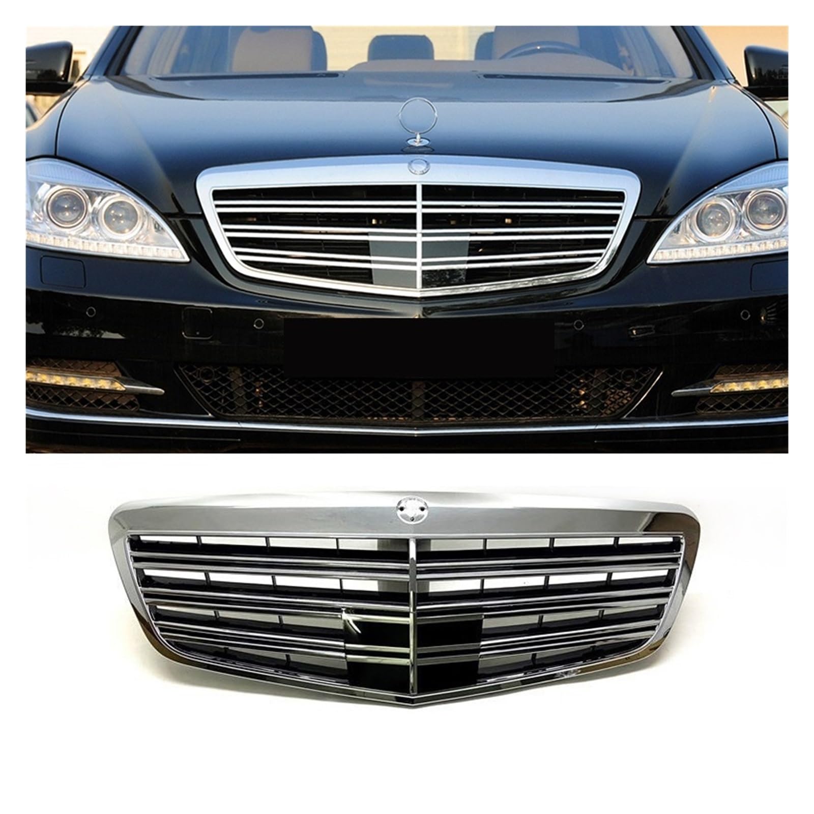 Do koszyka Atrapa chłodnicy Mercedes S  W221