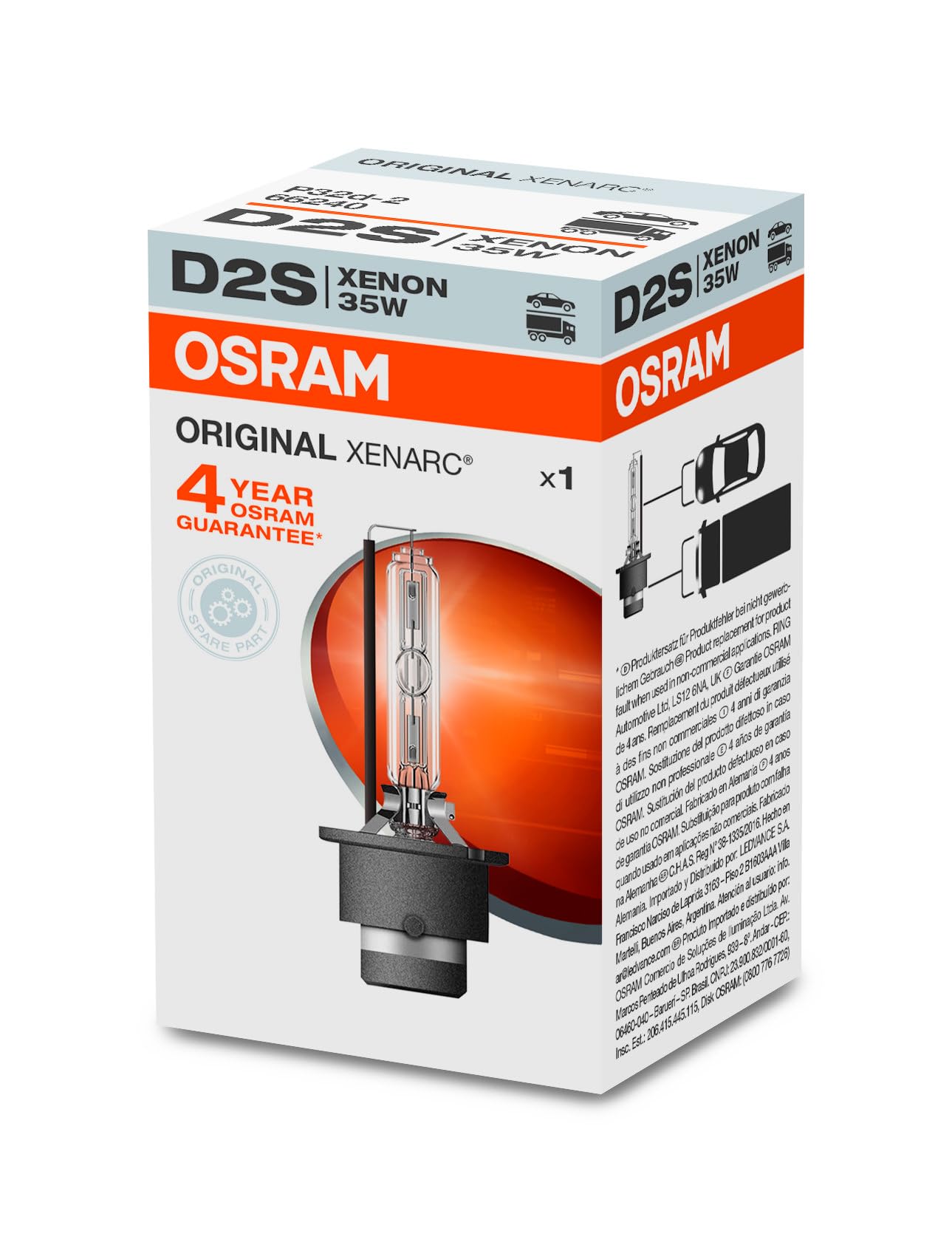 Żarówka ksenonowa Osram 66240 cena, od 28,96 USD