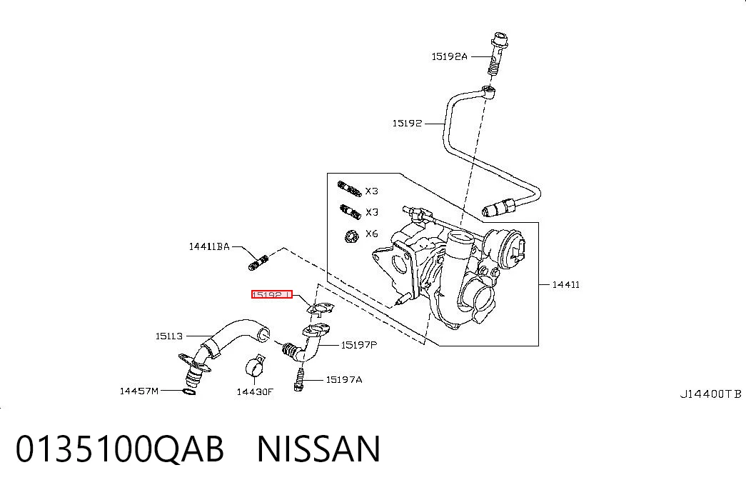 0135100QAB Nissan/Infiniti