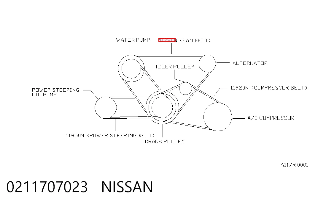 0211707023 Nissan/Infiniti