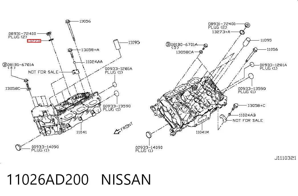 11026AD200 Nissan/Infiniti