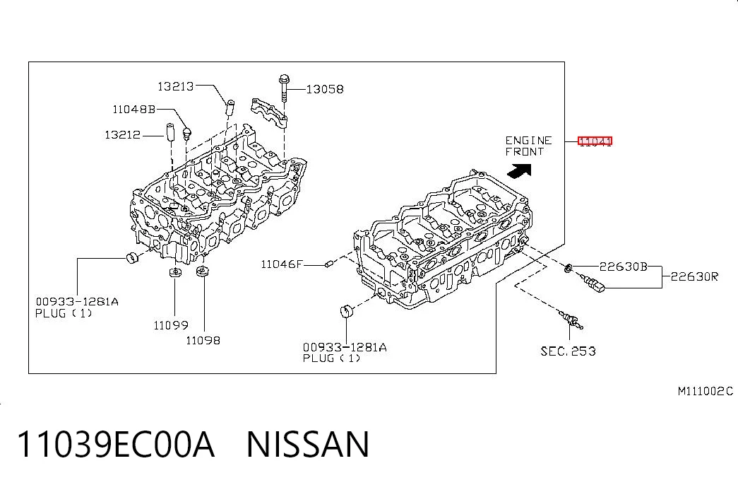 11039EC00A Nissan/Infiniti