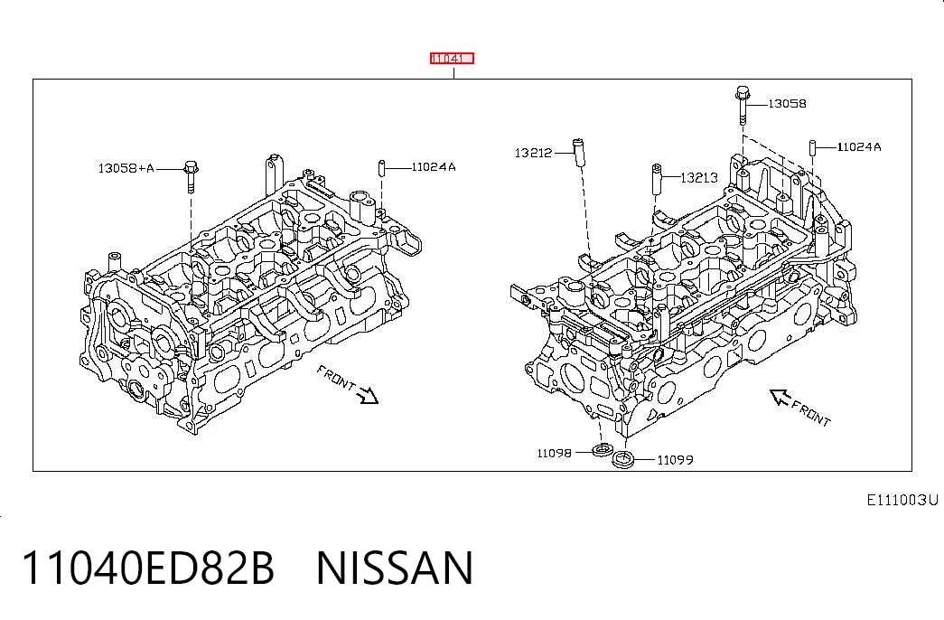11040ED82B Nissan/Infiniti