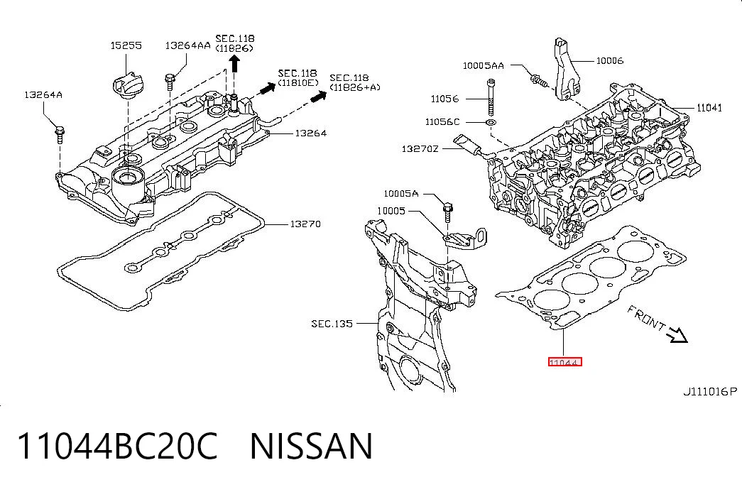 11044BC20C Nissan/Infiniti