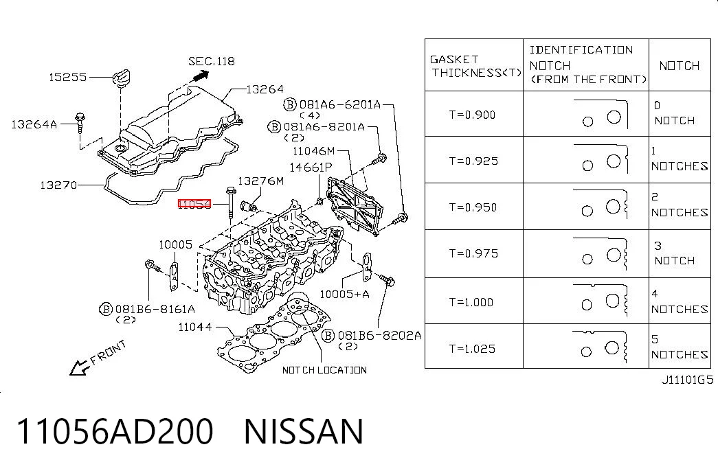 11056AD200 Nissan/Infiniti