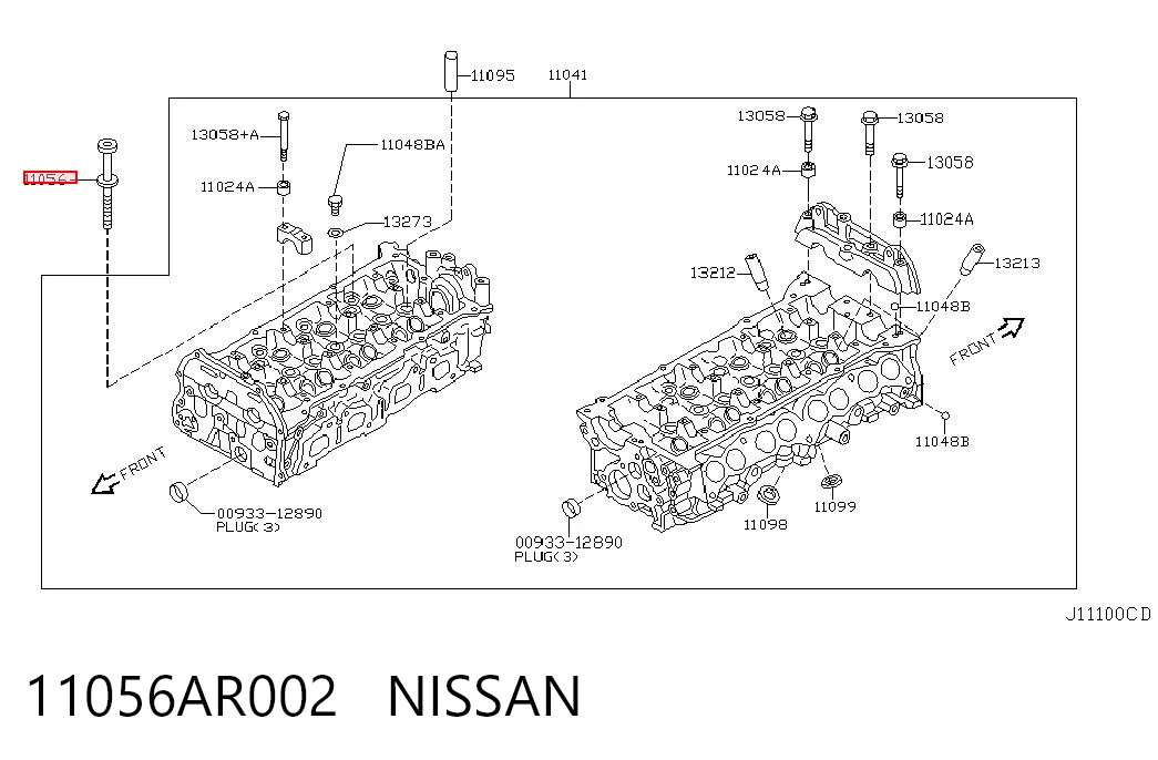 11056AR002 Nissan/Infiniti
